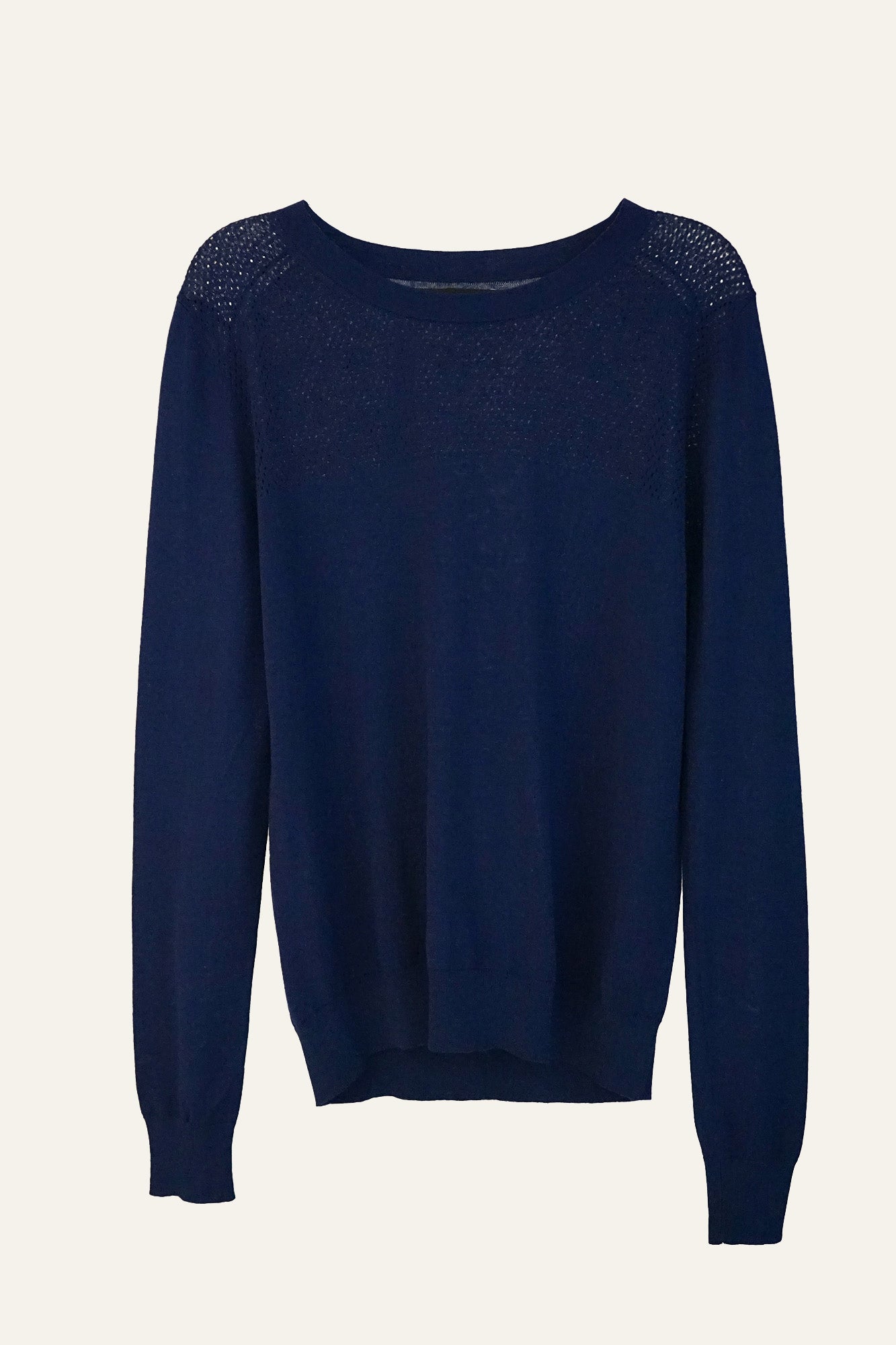 Openwork Sweater - Marine